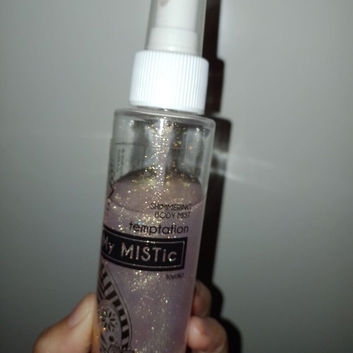 My MISTIC body mist with glitter like new