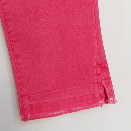 S.Oliver women's slim pants used, sizes M-L, red and pink