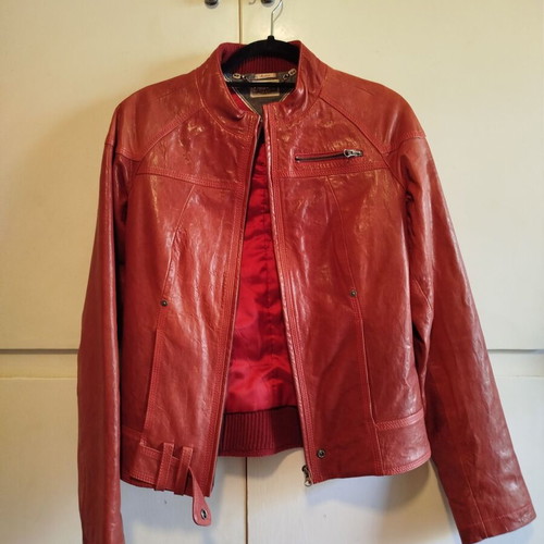 Hilfiger Denim Heritage Collection leather jacket size M like new