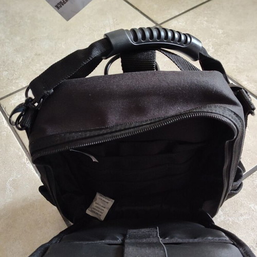Melotough professional tool backpack new with tags, black and gray