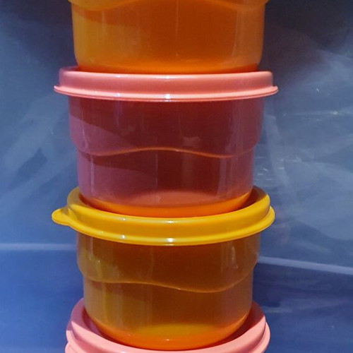 Tupperware snack bowls set 110 ml ×4 airtight and watertight