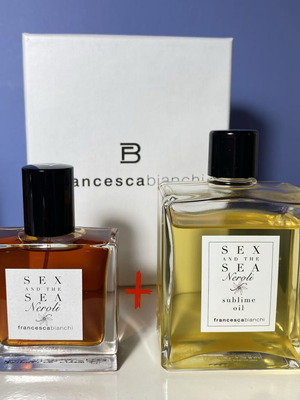 Francesca Bianchi Sex and the Sea Neroli extrait de parfum 30 ml with Sublime oil 100 ml
