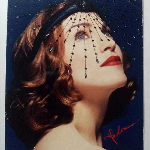 Max Factor Gold Collectible Madonna Card used