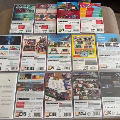 Nintendo Switch game bundle of 21 titles, complete set