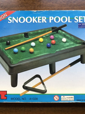 Επιτραπέζιο Μπιλιαρδο Snooker pool set δεκαετία του 90