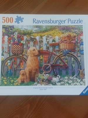 Ravensburger Puzzle 500 pieces new, Golden Retriever design