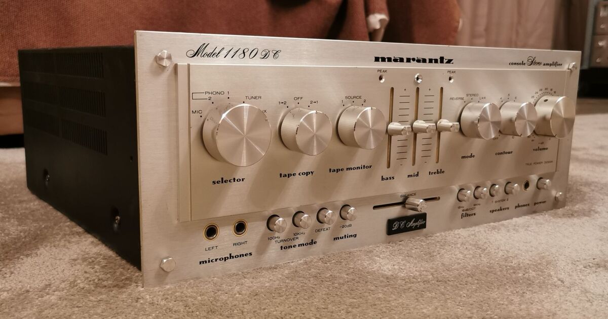 Marantz model 1180 DC vintage ενισχυτής - € 1.100,00 Marantz model 1180 DC vintage ενισχυτής - € 1.100,00