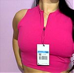  Nike ολοκαίνουργιο ροζ αθλητικό τοπακι-μπουστακι