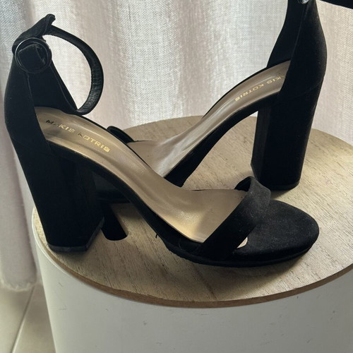 Makis Kotris sandals size 37 like new, black platform