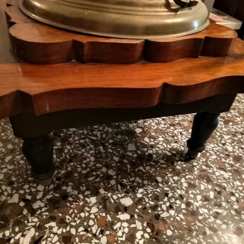 Copper magani with wooden base used