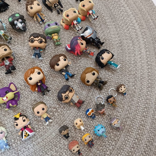 Funko Pop figures used, assorted collection
