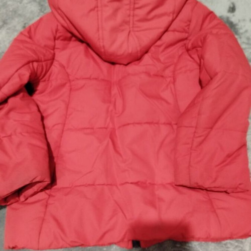 Marasil jacket used for girl 6 years old with detachable hood, red