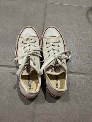 Converse athletic shoes like new, size 39, beige