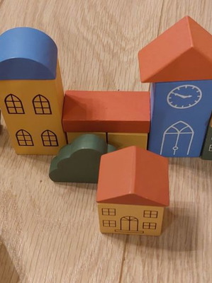 Δημιουργικό ξύλινο παιχνίδι Η Πόλη μεταχειρισμένο για παιδιά 3+