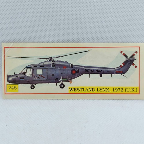 Αυτοκόλλητο ελικόπτερο Westland Lynx Νο. 248, vintage Carousel Ράλλυ Ακρόπολις