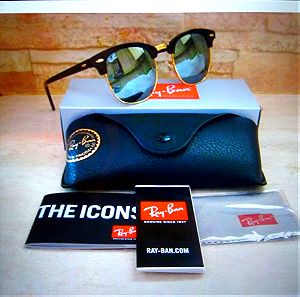 Ray-Ban Clubmaster RB3016 / Silver