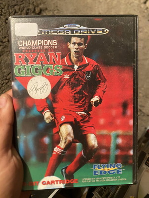 Ryan Giggs Sega Mega Drive game like new