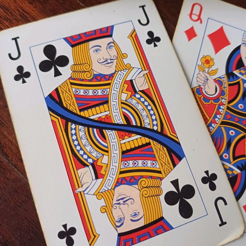 Rosier Vintage Piatnik Playing Cards used, bridge, 1950-1980