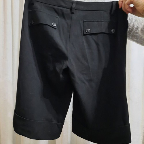Winter black bermuda shorts like new, size M