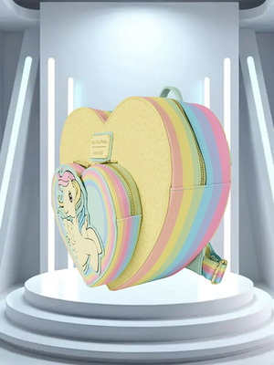 Loungefly My Little Pony Heart Shaped Backpack new