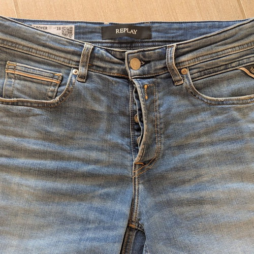 Replay Grover denim bermuda shorts like new, size 28