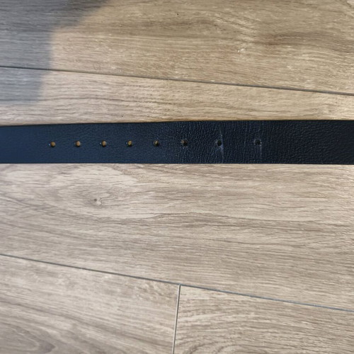 Edward Jeans leather belt black matte like new, 115 cm