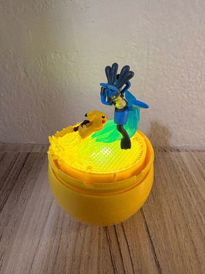 Pokemon Lucario & Pikachu LED gacha