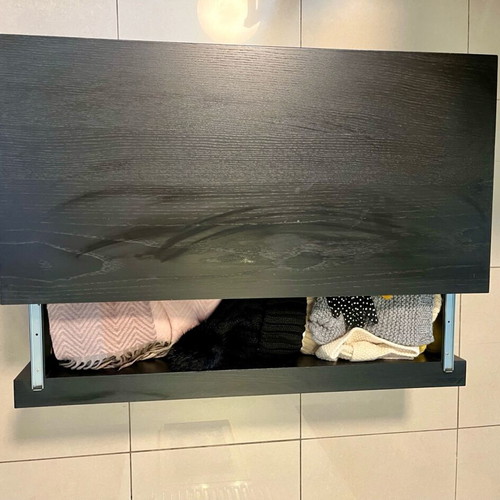 IKEA storage furniture like new with sliding top surface