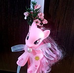 Easter candle handmade, new