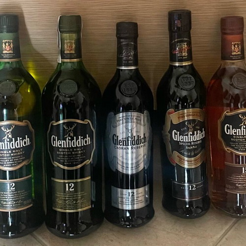 Glenfiddich 7 collectible pieces new