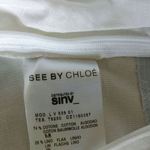 See by Chloé dress like new, cotton and linen, size M