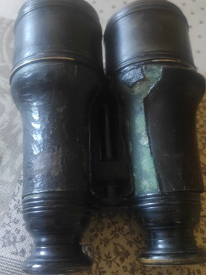 Antique binoculars used from World War I