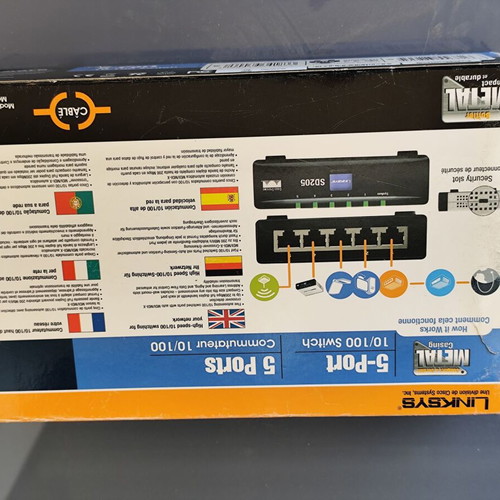 Linksys SD205 5-Port 10/100 Switch new