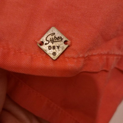 Superdry watermelon blouse used, off-shoulder with bows