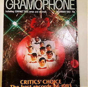 GRAMOPHONE DECEMBER 1983 - CRITICS'S CHOICE - THE BEST RECORDS OF 1983 - EXTREMELY RARE