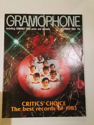 Gramophone December 1983 συλλεκτικό εξαιρετικά σπάνιο σε άριστη κατάσταση