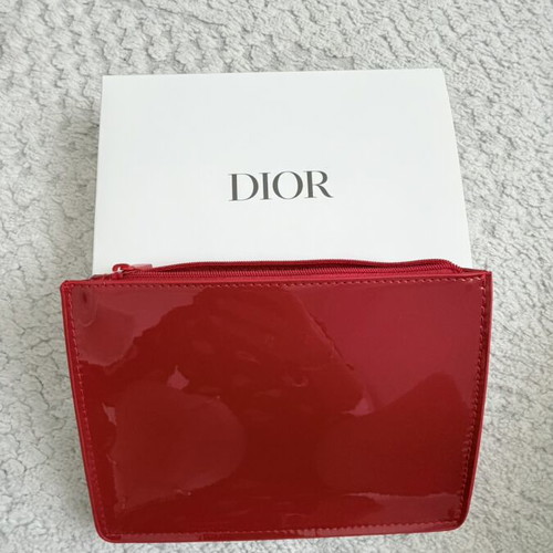 Dior toiletry bag new, red