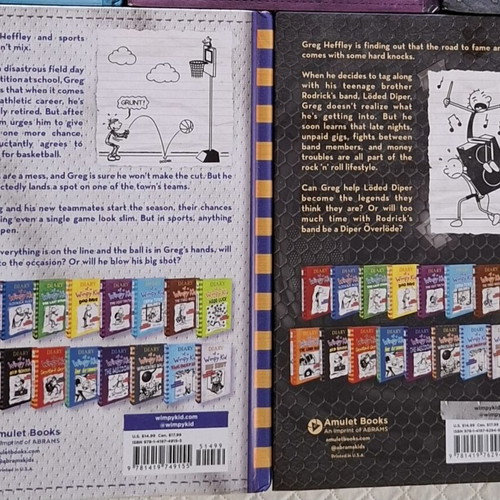 Diary of a Wimpy Kid 5-Book Set New Hardcover English