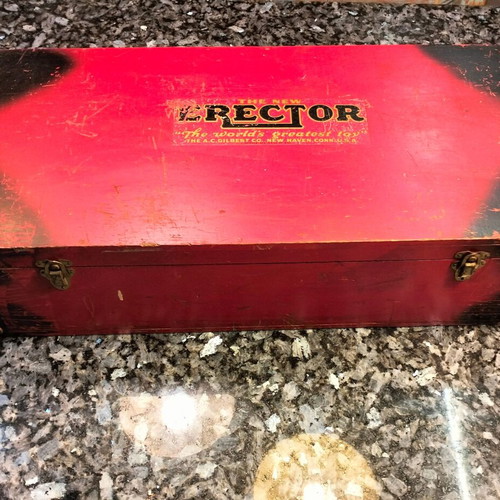 A.C. Gilbert Erector Set No. A vintage complete Hudson locomotive