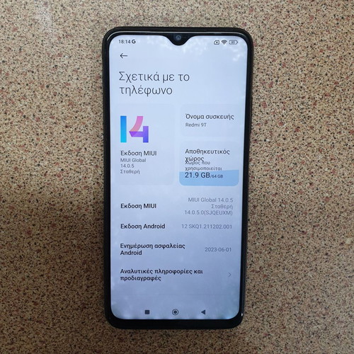 Xiaomi Redmi 9T 64GB 4+1 used, black, NFC, dual SIM