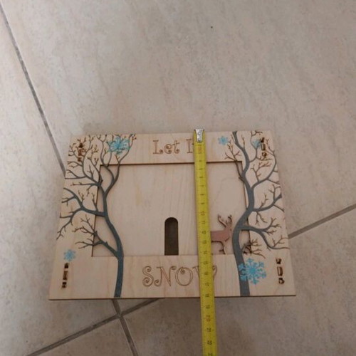Wooden handmade frame like new