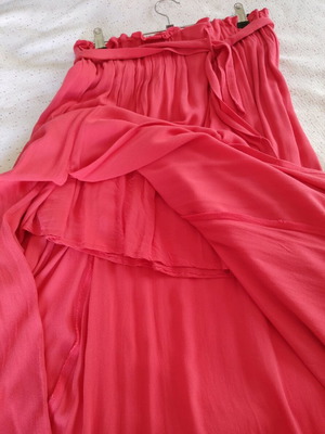 Attrattivo long skirt like new, coral, size S
