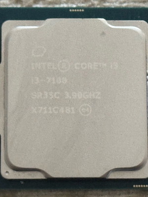 CPU i3 7100 like new, 2 pieces with cooler