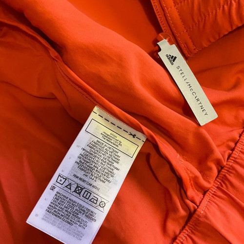 Stella McCartney women's windbreaker large new orange