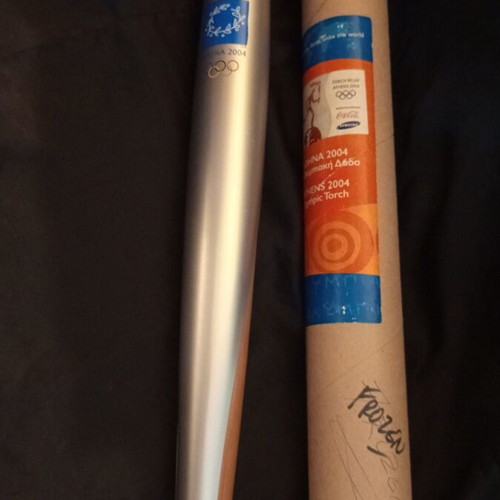 Olympic Torch Athens 2004 new, authentic collectible