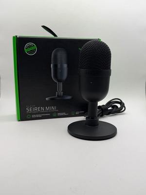 Razer Seiren Mini USB Microphone like new, black