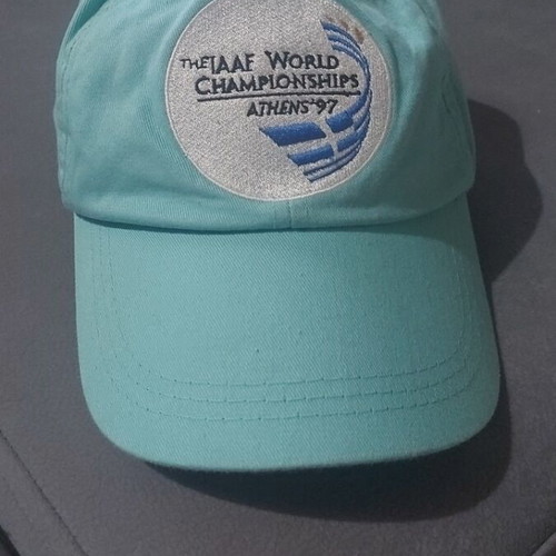 Adidas hat Athens '97 World Athletics Championships like new, turquoise