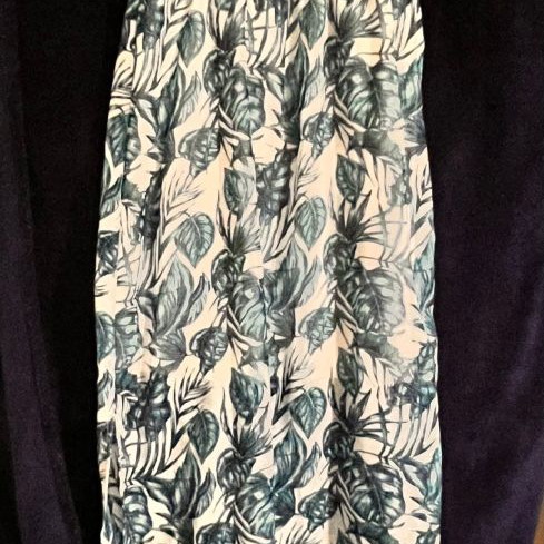 Long turquoise dress like new, size S