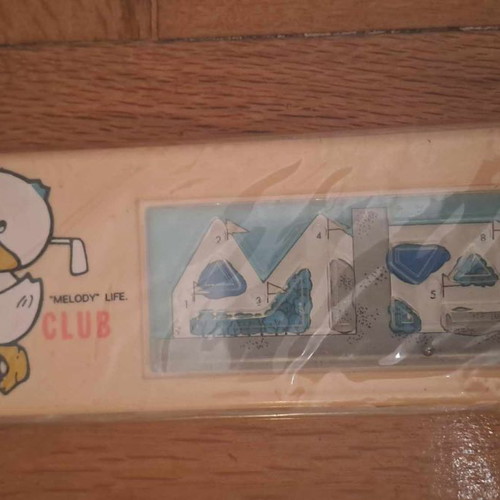 Collectible plastic pencil cases new, set of 2 pieces
