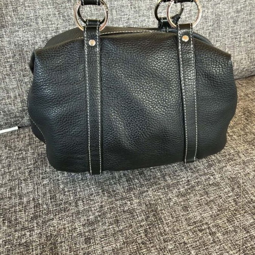 Kem leather shoulder bag like new, black
